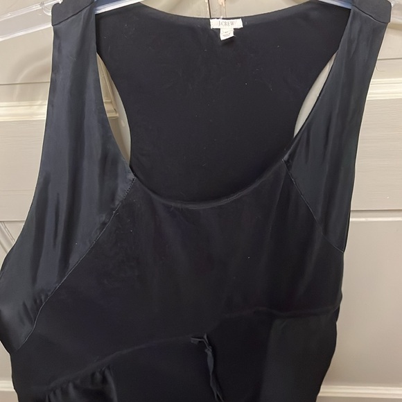 Jcrew black racerback dress. Size L. - Picture 6 of 8